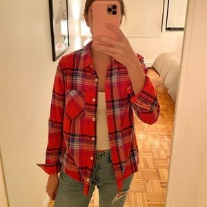 Forever 21 red plaid flannel
